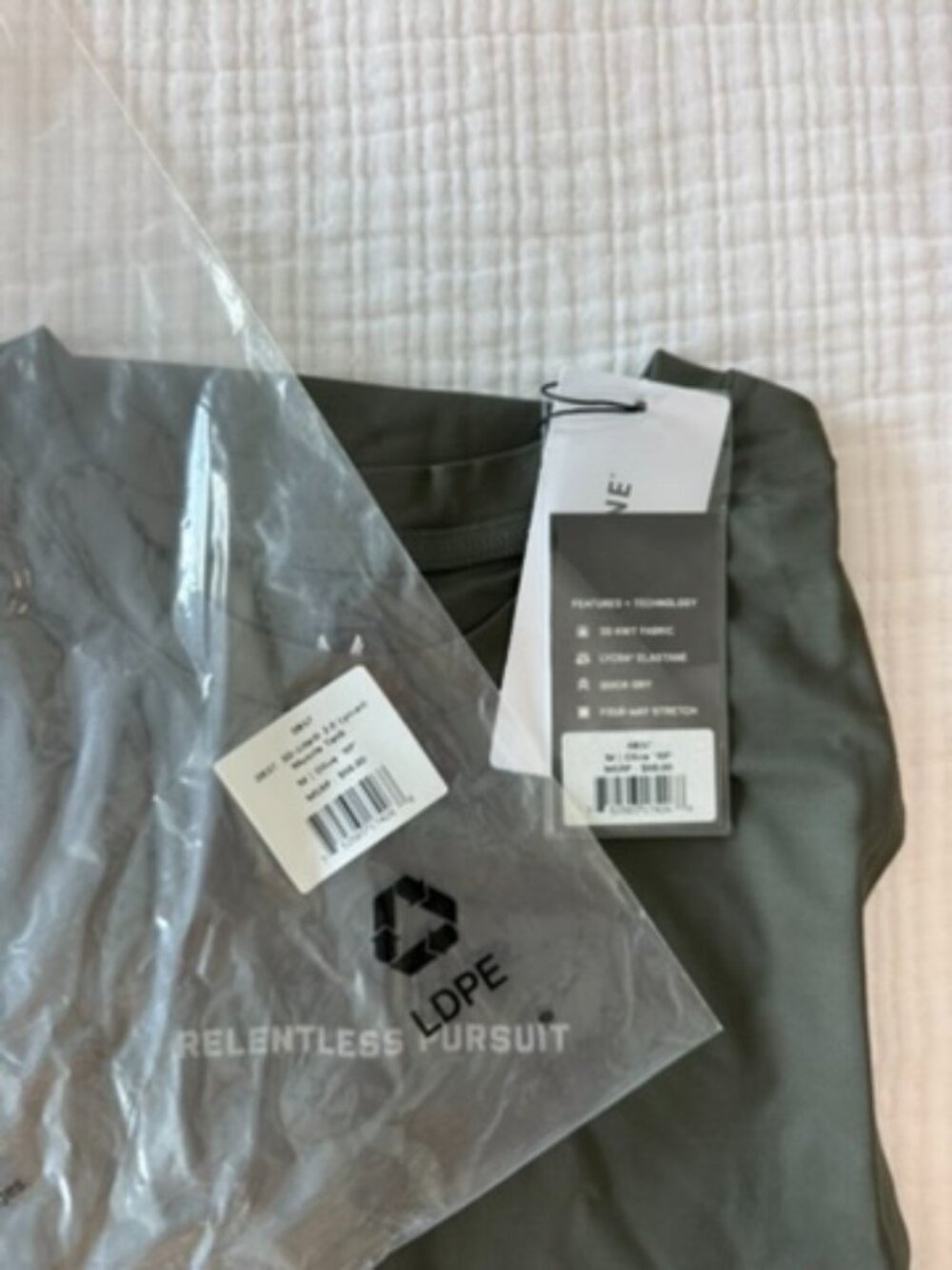 ASRV 3D-Lite 2.0 Lyocell Muscle Tank Olive Green RP Men's M NWT DSG-0837